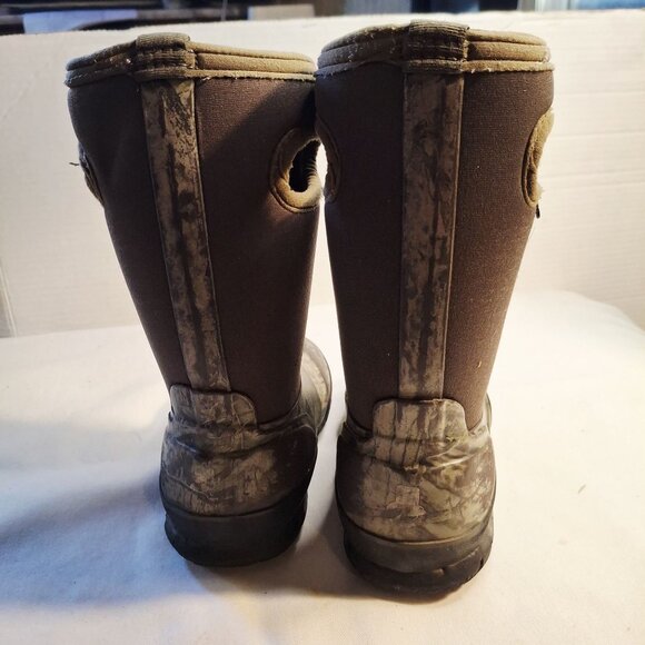 Kids Bogs Classic Mossy Oak Waterproof Boots Size 10 US - Picture 6 of 8